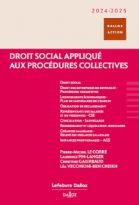 Droit social appliqué aux procédures collectives