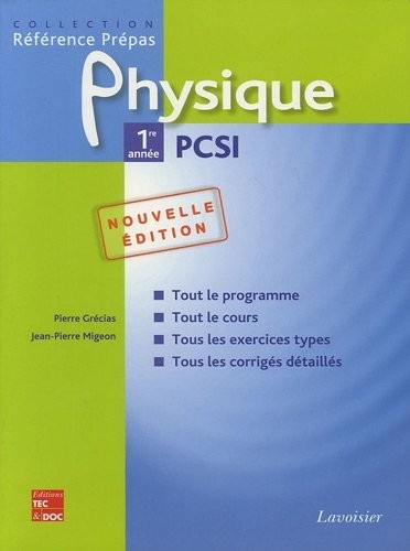 Physique 1re année PCSI
