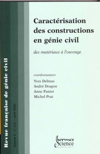 CARACTERISATION DES CONSTRUCTIONS EN GENIS CIVIL