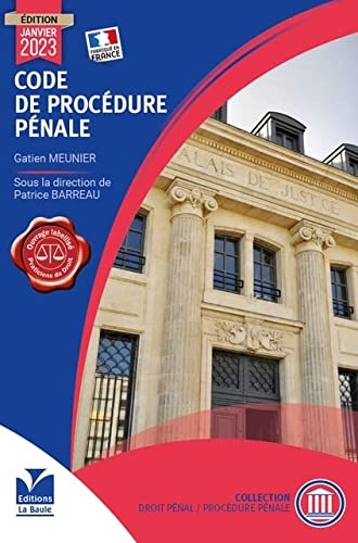 Code de Procédure Pénale Janvier 2023