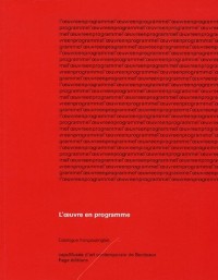 L'oeuvre en programme : Catalogue français-anglais