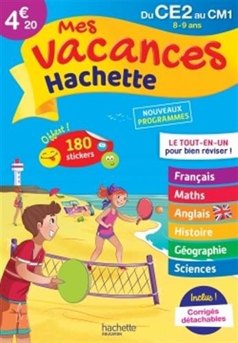 Mes vacances Hachette CE2/CM1 - Cahier de vacances
