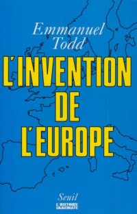 L'Invention de l'Europe