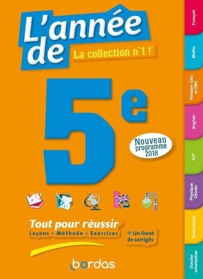 L'Année de 5e Tout pour réussir