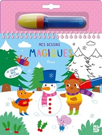 JE COLORIE AVEC DE L EAU HIVER