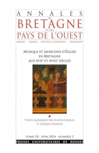 Musique et musiciens d'Église en Bretagne aux XVIIe et XVIIIe siècles