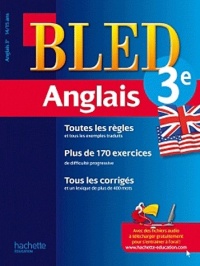 Cahier Bled - Anglais 3ème - 14-15 ans
