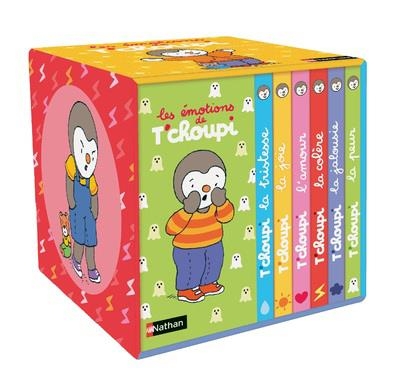 Les émotions de T'choupi - un coffret de 6 livres pour comprendre ses premières émotions - Dès 2 ans