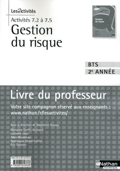 Activités 7.2 à 7.5 - Livre du professeur