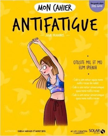 Mon cahier Antifatigue