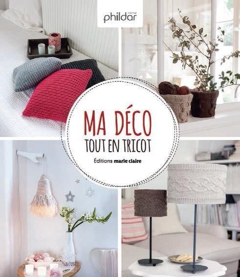 Ma déco en tricot : 32 mobiles de coussins, plaids, tapis, poufs...