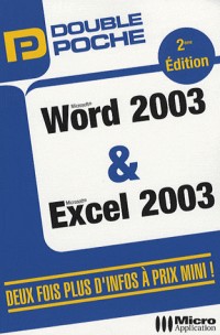 Word 2003 et Excel 2003