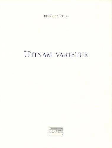 Utinam Varietur