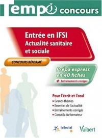 Entrée en IFSI : actualité sanitaire et sociale, collection Tempo concours