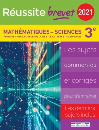 Reussite-Brevet 2021 - Brevet Mathematiques-Sciences