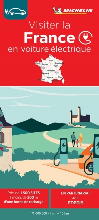 Carte Nationale La France en voiture électrique