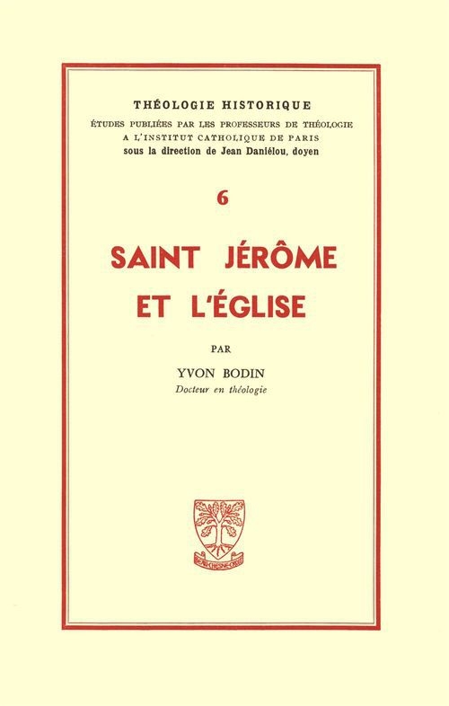 St Jérôme et l'Eglise