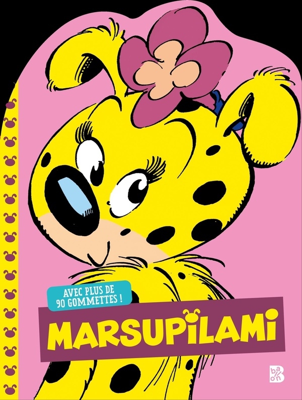Mes premières gommettes : Bonjour, Marsupilami (rose)