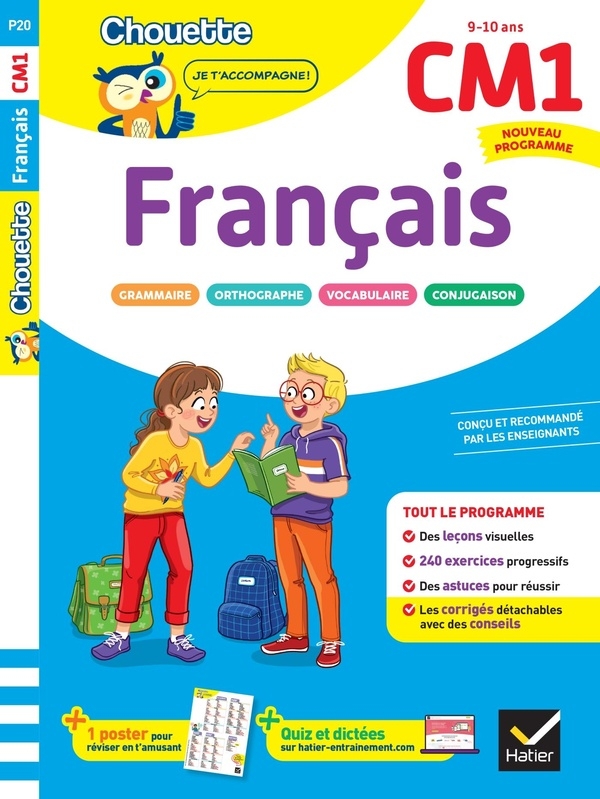 Français CM1 - Cahier de soutien nouveau programme: Leçons et exercices corrigés