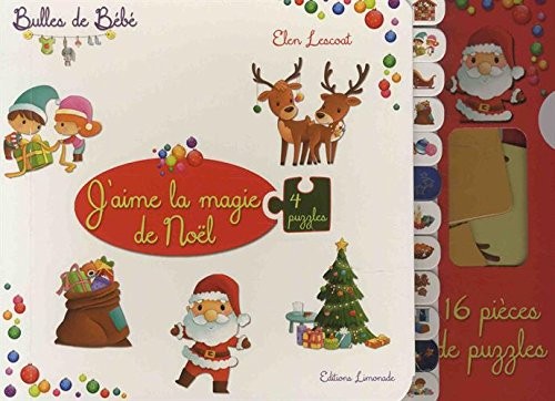 J'aime la magie de Noël : Avec 16 pièces de puzzles