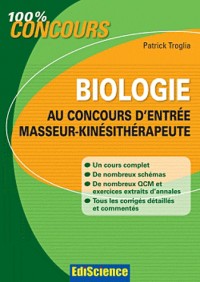 Biologie au concours d'entrée Masseur-Kinésithérapeute