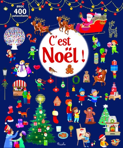 400 autocollants Noël