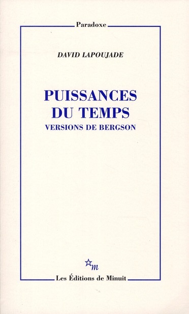 Puissances du temps : Versions de Bergson