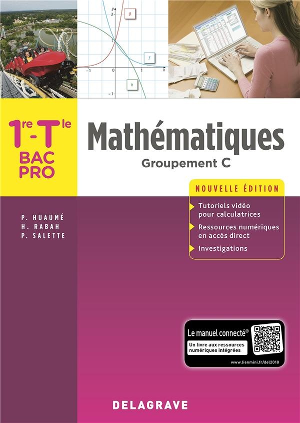Mathématiques 1re, Tle Bac Pro - Groupement C