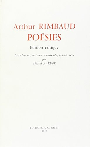 Poesies: Introduction, Classement Chronologique Et Notes