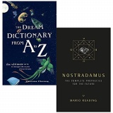 The Dream Dictionary from A to Z By Theresa Cheung & Nostradamus Complete Prophecies For The Future By Mario Reading 2 Books Collection Set