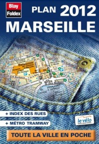 Marseille Plan de Poche 2012 - avec Localisation des Stations le Vélo - Echelle 1/15 000