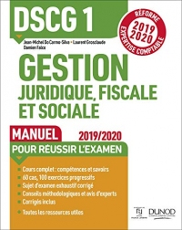 DSCG 1 Gestion juridique, fiscale et sociale - Manuel - Réforme 2019-2020 : Réforme Expertise comptable 2019-2020 (Expert Sup)