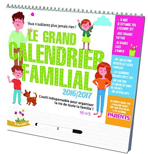 Le grand calendrier familial 2016-2017