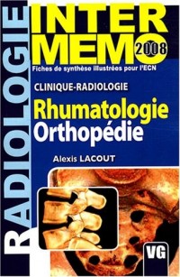Rhumatologie Orthopédie : Clinique-radiologie