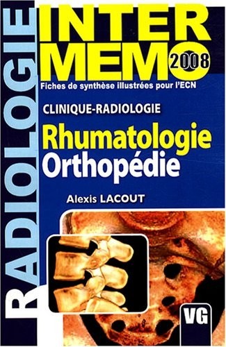 Rhumatologie Orthopédie : Clinique-radiologie