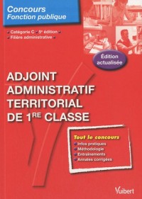 Adjoint administratif territorial de 1e classe - Catégoie C (N 72)