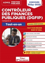 Concours Contrôleur des Finances publiques (DGFIP) - Catégorie B - Tout-en-un: Concours externe 2024-2025 20 tutos offerts