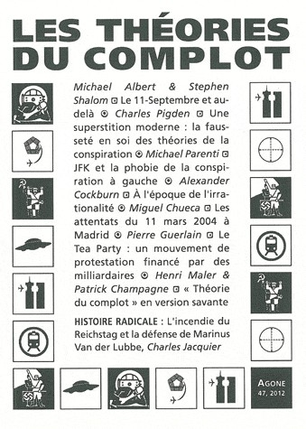 Agone, N° 47, 2012 : Les théories du complot