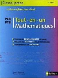 Mathématiques PCSI PTSI 1re année : Tout-en-un