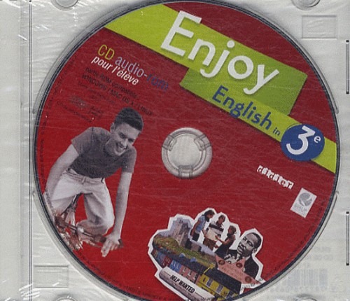 Enjoy English in 3e : CD audio-rom pour l'élève