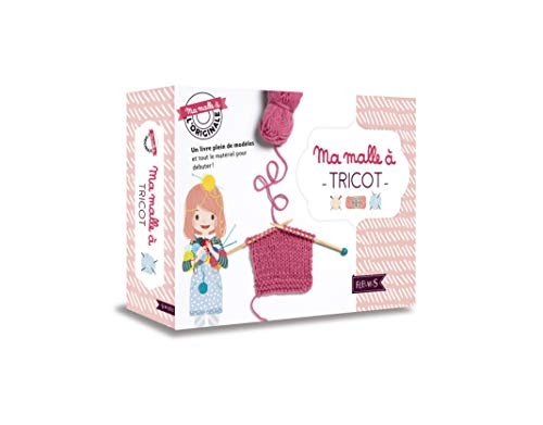 Tricot : Avec 3 pelotes de laine, 1 paire d'aiguilles à tricoter en bois, 1 aiguille à laine, 4 boutons pour embellir tes créations