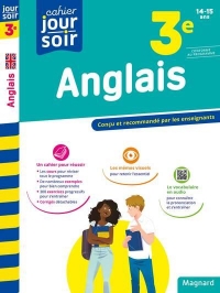 Anglais 3e LV1 - Cahier Jour Soir: Conçu et recommandé par les enseignants