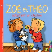Zoé et Théo adoptent un chaton
