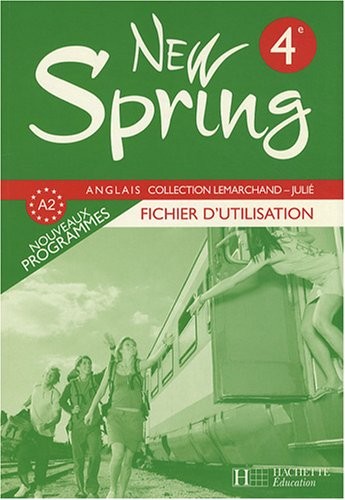 Anglais 4e New Spring : Fichier d'utilisation