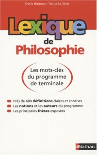Lexique de philosophie
