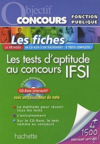 Les tests d'aptitude au concours IFSI : Catégorie B (1Cédérom)