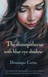 The rhinopithecus with blue eye shadow