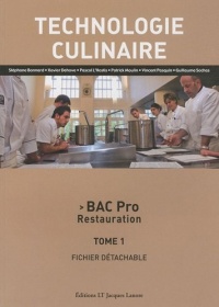 Technologie culinaire Bac Pro Restauration : Tome 1, Fichier détachable