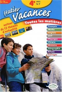 Hatier Vacances 4e vers la 3e Toutes les matières : 12 séquences de révision multimatières