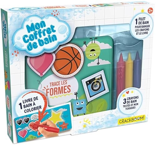 Mon coffret de bain - Trace les formes
